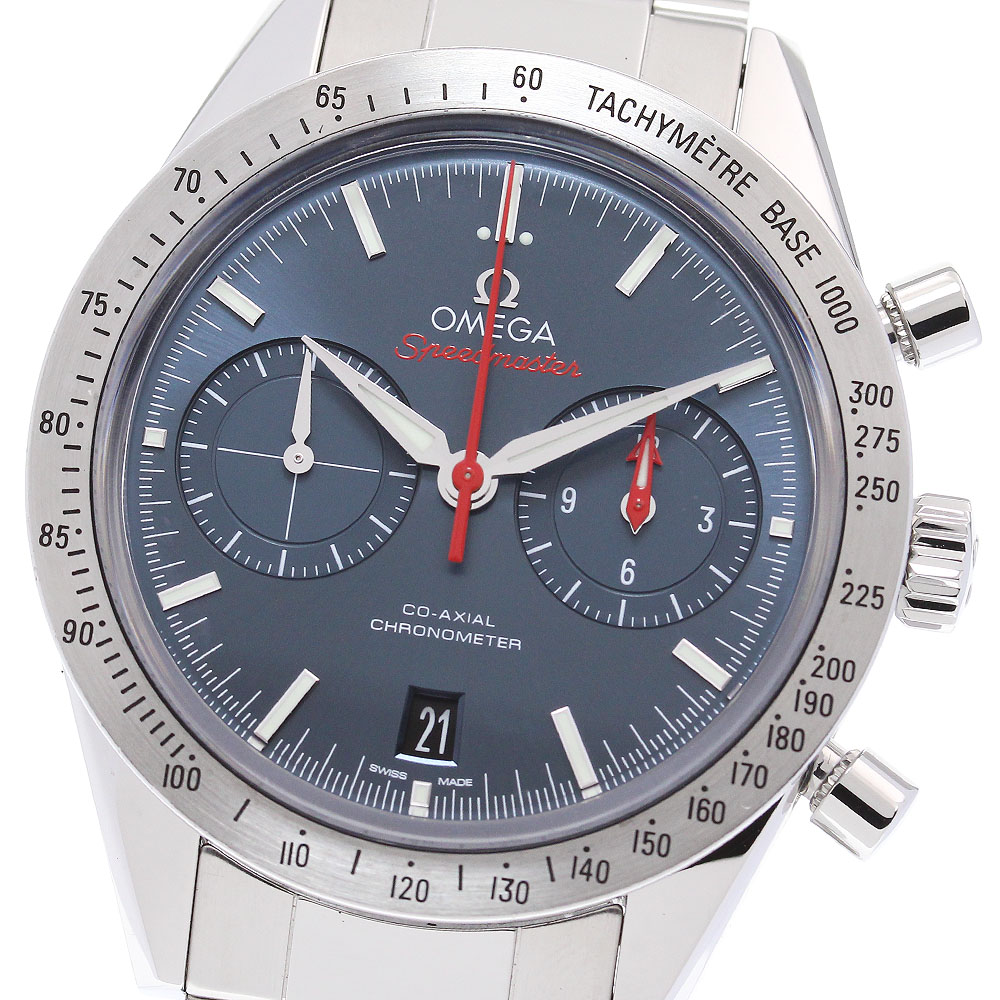 オメガ OMEGA 331.10.42.51.03.001 スピードマスター 57 コーアクシャル クロノグラフ 自動巻き メンズ 良品 箱・保証書付き_845467【中古】