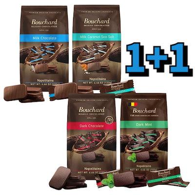 ミルクチョコレート 塩キャラメル チョコ 約300枚(910g×2袋) ベルギー