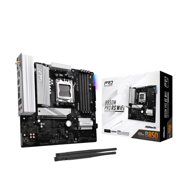ASROCK　マザーボード(Socket AM5) ［MicroATX］　B850M Pro RS WiFi