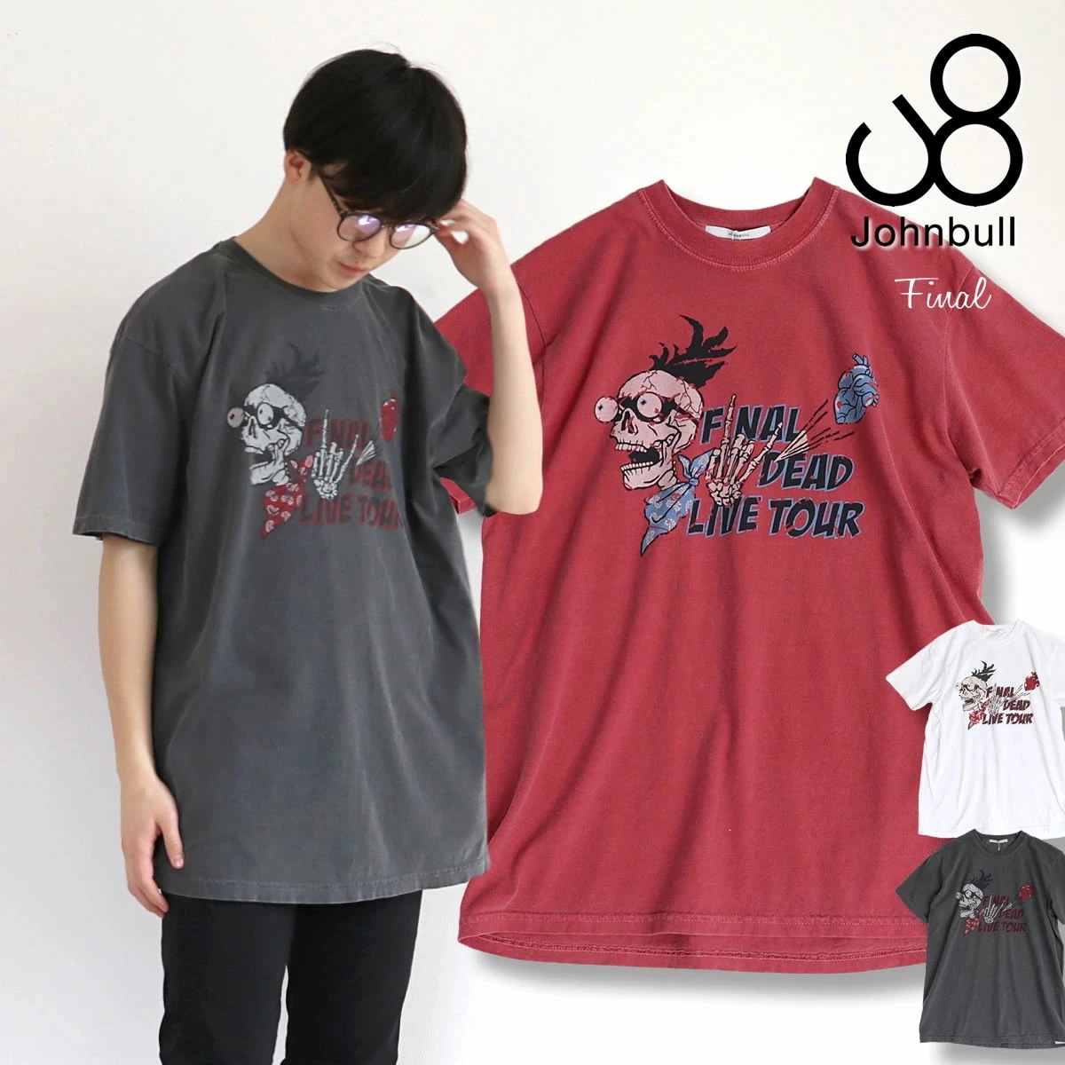 プリントTシャツ メンズ 半袖 ショートスリーブT FINAL ファイナル クルーネック アーベン