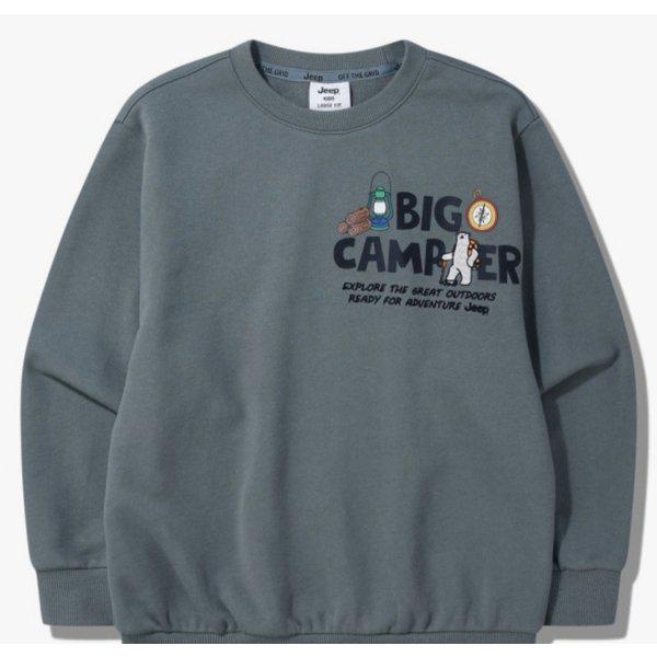 ビッグキャンパー刺繡スウェットシャツ