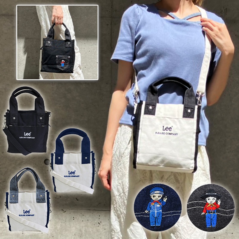 2WAY ミニ スクエア ショルダーバッグ Buddy バディ コンパクト 斜め掛け ランチバッグ レディース ミニバッグ ブラック ネイビー