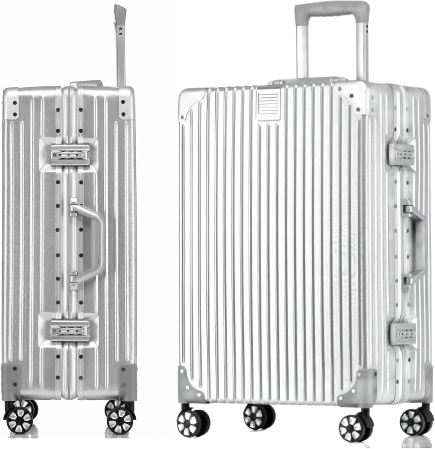 WanderMore スーツケース キャリーケース 新Sサイズ　機内持ち込み キャリーバッグ 大型 アルミフレーム 超軽量