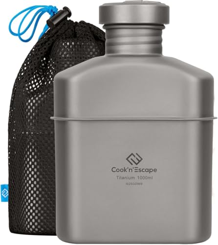 色：【単品】キャンティーン COOK N ESCAPE チタンキャンティーン 1000ml 【認証済 8,383円