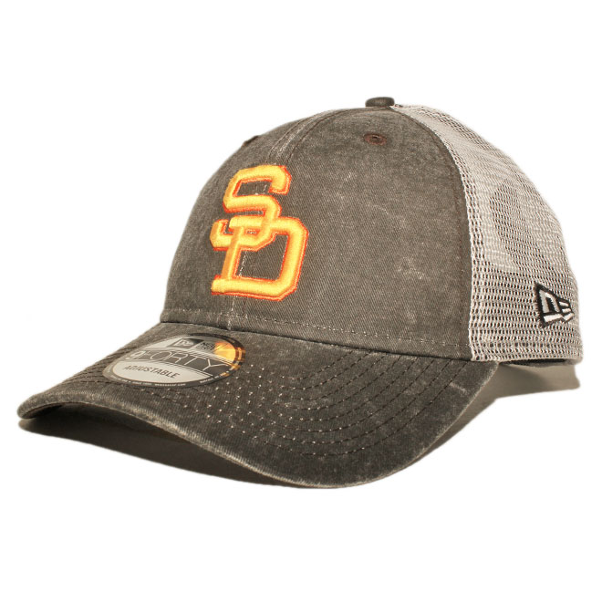 メッシュキャップ スナップバック 帽子 9forty メンズ MLB サンディエゴ パドレス