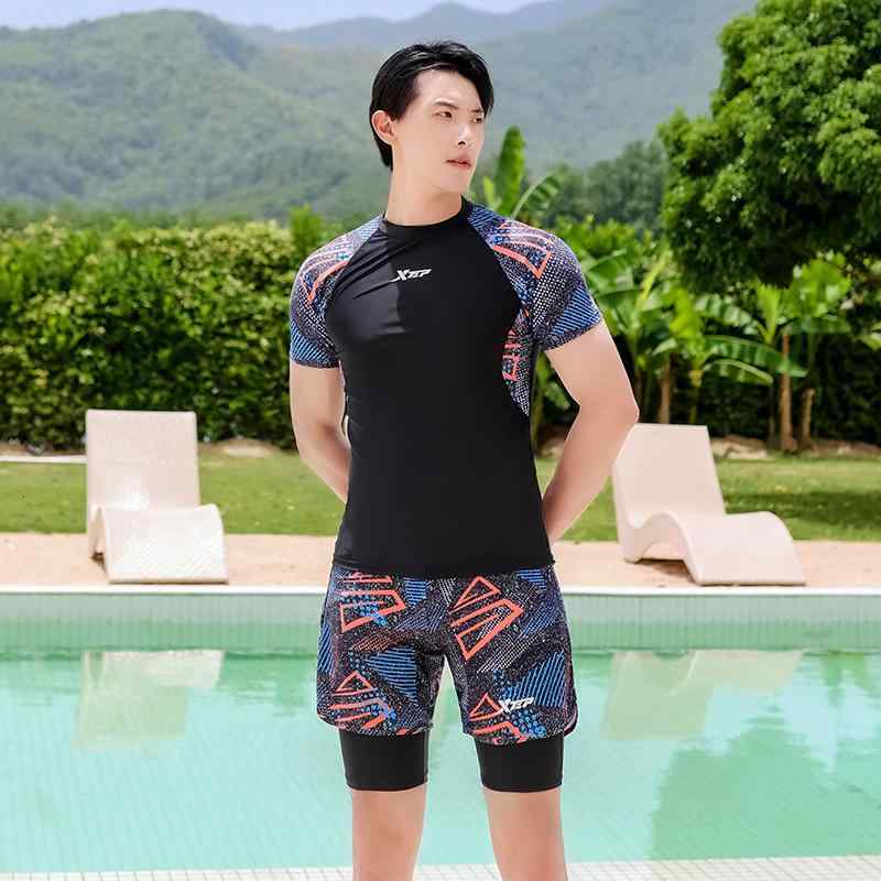 水着 カジュアル セットアップ スイムウェア メンズ 夏 海 プール リゾート レジャー 体型カバー 日焼け防止 マリンスポーツ