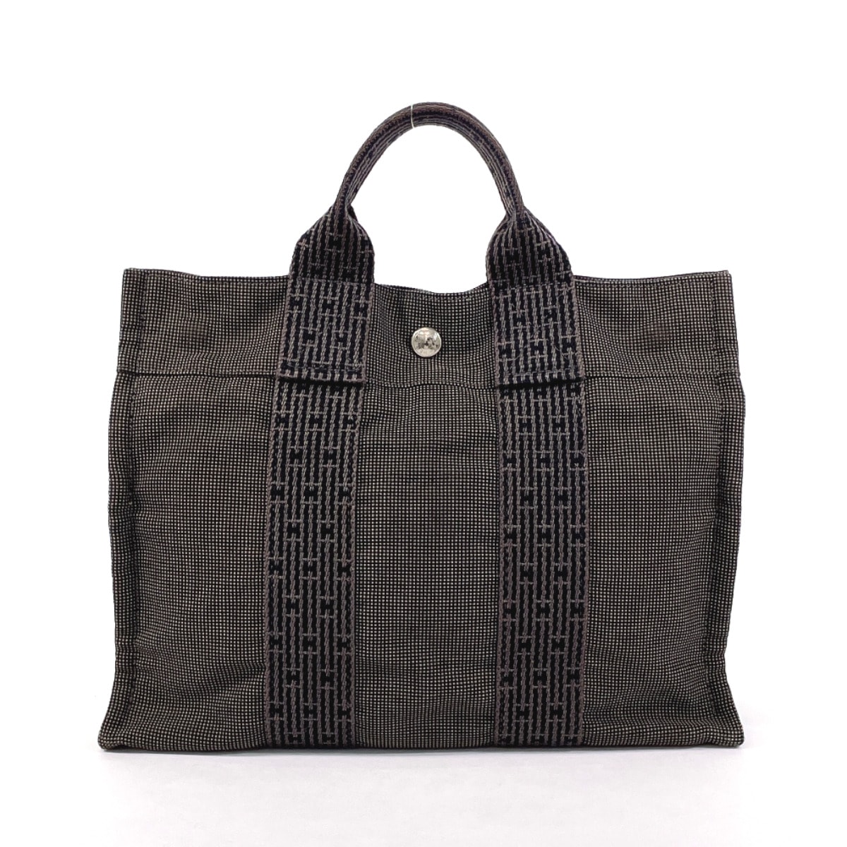 エールライン トート PM トートバッグ グレー キャンバス レディース