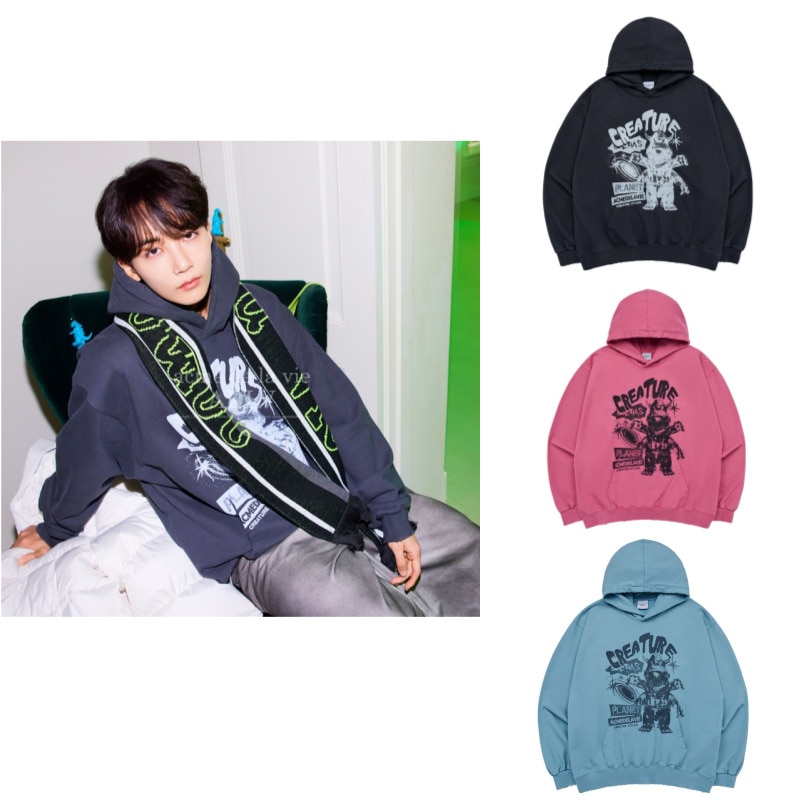 【SEVENTEEN ジョンハン着用】 CYL4AS CREATURE DESTROYED HOODIE