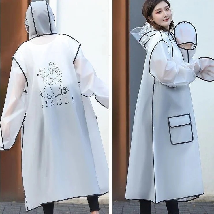 準備したいレイングッズ レイングッズフードジップ 学生透明 ロング 大きいサイズ