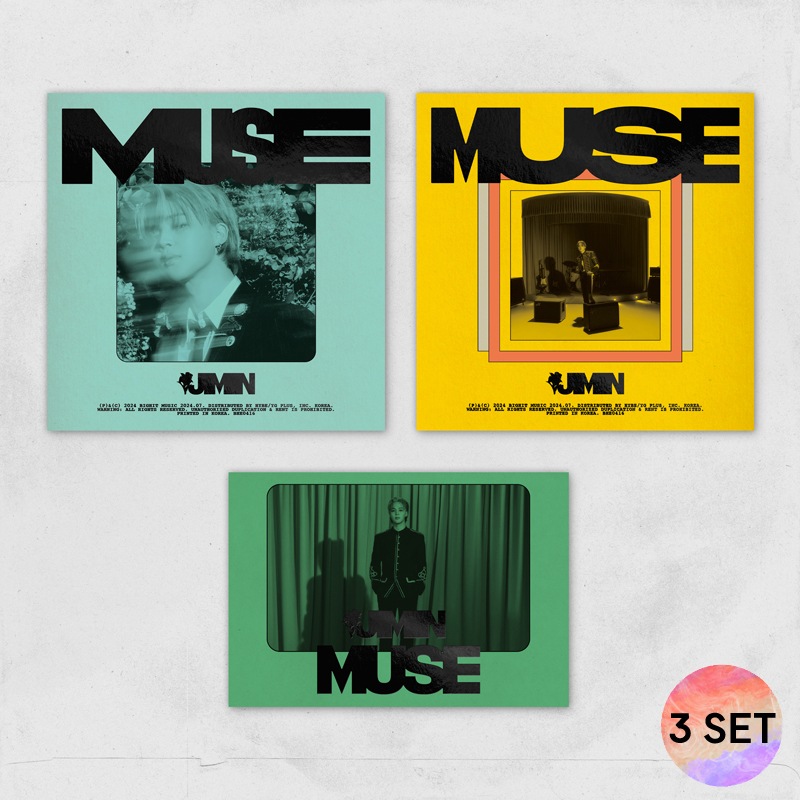 [3種 SET] (BTS) JIMIN - MUSE （一般クラス2種+Weverse Albums ver.）