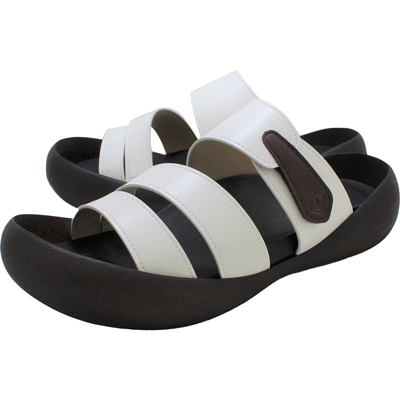 スリーストラップサンダル カジュアルサンダル (cjmb2500a-wht)