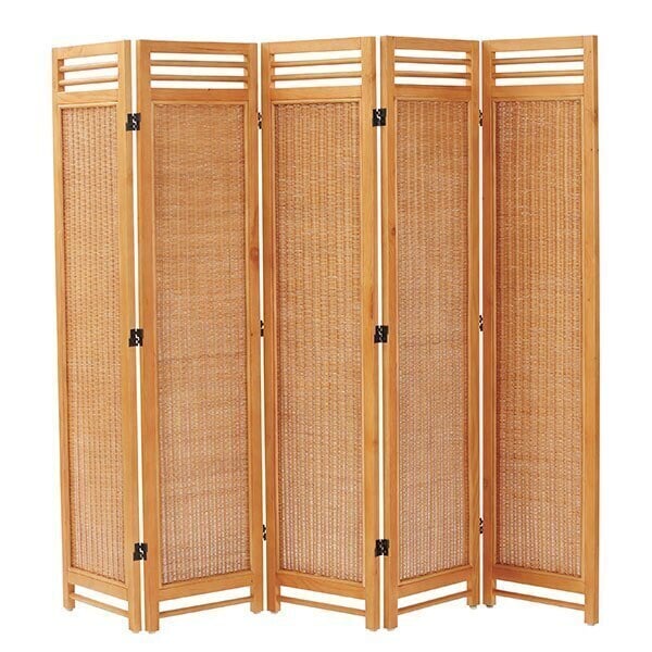 籐 スクリーン 5連 ラタン製 Natural rattan 高さ160cm
