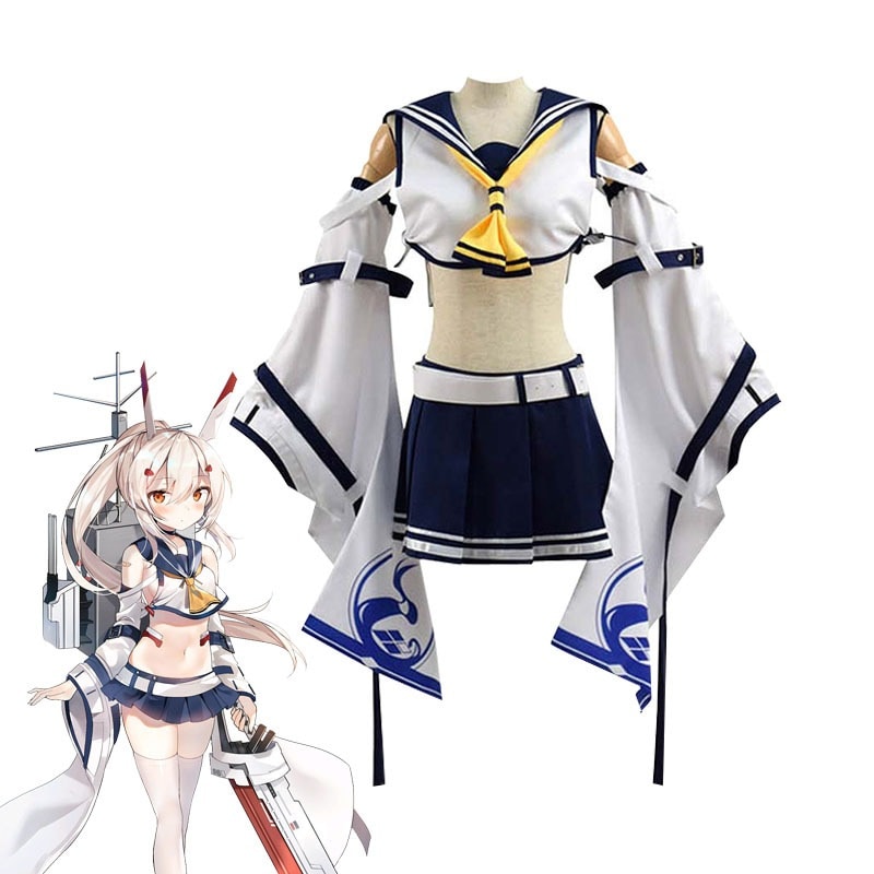 アズールレーン コスプレ衣装 阿波 セーラー服 ゲーム アズールレーン コスプレ アニメ パフォーマンス コスチューム ハロウィン