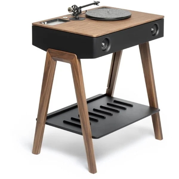LXT-LW-BW-FB-SB-01 ウォールナット LX TURNTABLE [ターンテーブル付き Bluetoothスピーカー]