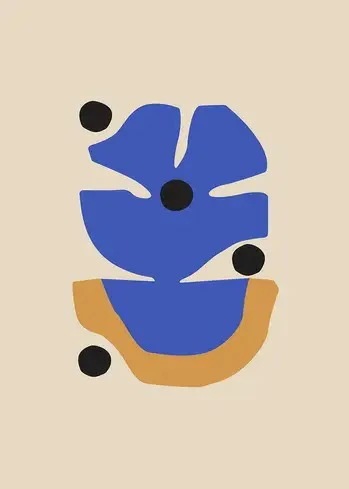 PAPER COLLECTIVE FLOR AZUL (BERENICE
