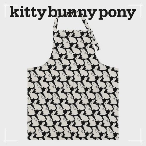 kittybunnypony リトルブラック バーニーズ エプロン