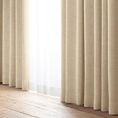 ユニベール 遮光性カーテンYDDドレス 幅200×丈178cm 1枚入 ベージュ 5,526円