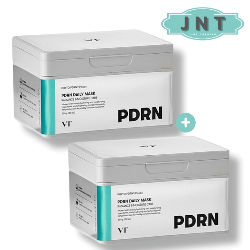 [1+1] PDRN高保湿デイリーマスク 30枚入り 毎日使えるPDRN集中保湿マスク 水分 保湿 韓国化粧品 韓国美容ギフト