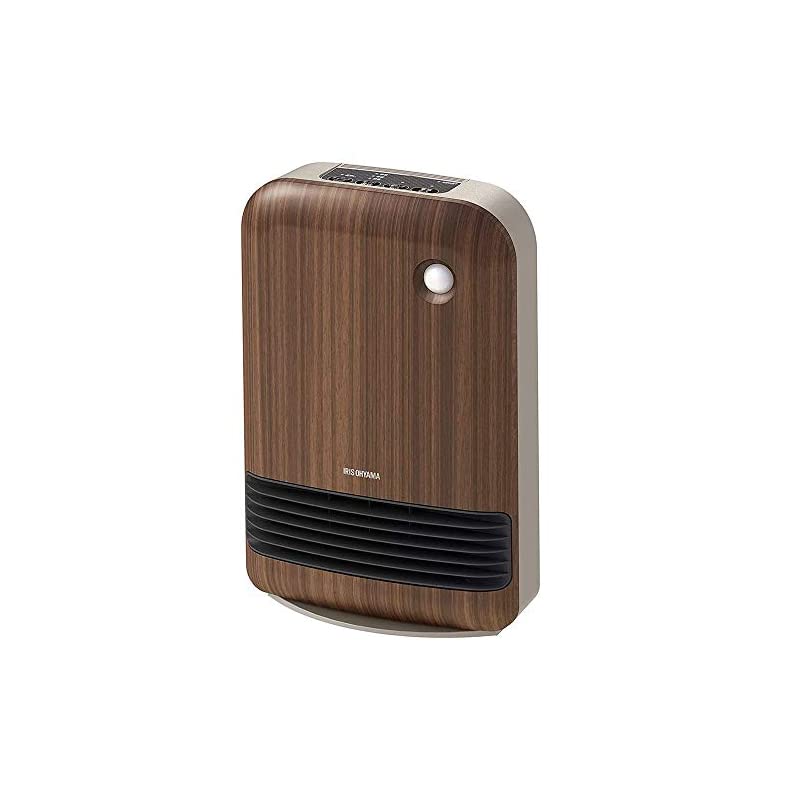 【即納】アイリスオーヤマ ヒーター セラミックファンヒーター 速暖 大風量 ターボヒート 人感センサー付き 1200W 8畳 マイコン式 幅26高さ38奥行13cm PDHM2-120TD1-T