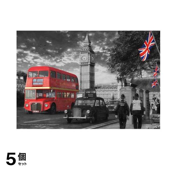 やのまんコンパクトピース1000pcsジグソーパズル 13-12 ロンドンのシンボル 26× 38cm 5個セット
