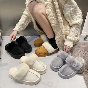 日本新入荷可愛い2色ムートンモカシン オーストラリア EVER UGG