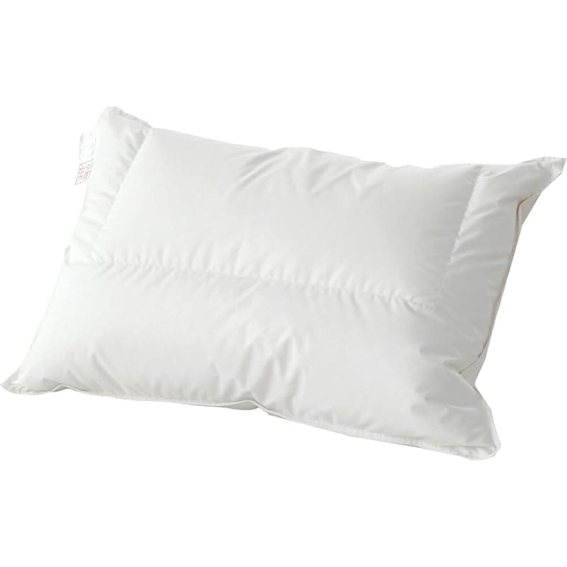 ダウン枕 羽毛枕 日本製 【ダウンとフェザーの二層式まくら】 まくら 43×63cm ダウンピロー ネックサポート リサイクルダウンピロー 2層 京都羽毛 ふっくら 無地 シンプル 頸椎支持構造 キル 8,321円