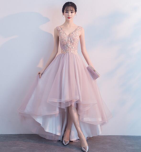 「エレガント春Aラインドレス」前短後長ドレス 演奏会ドレス パーティードレス ウェディングドレス 結婚式 二次会 花嫁ドレス 宴会 卒入式 同窓会 2次会 イブニングドレス お呼ばれドレス 前短後長丈 7,379円