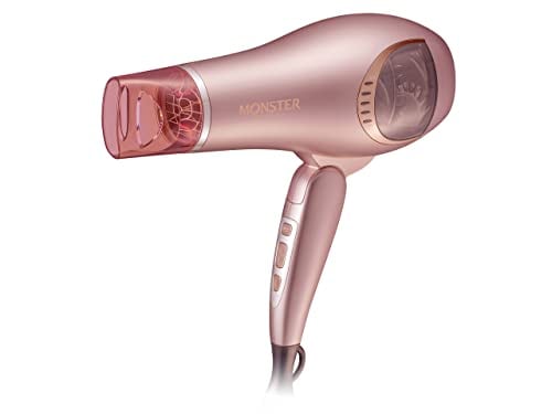 コイズミ(Koizumi) ヘアドライヤー モンスター 大風量 速乾 マイナスイオン ゴールド KHD-W740/N