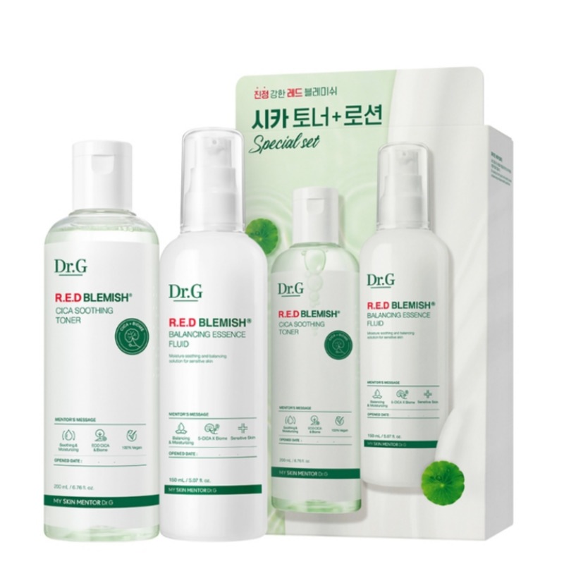 レッド ブレミッシュ シカ トナー 200ml + ローション 150ml セット, 水分鎮静トナーフルード