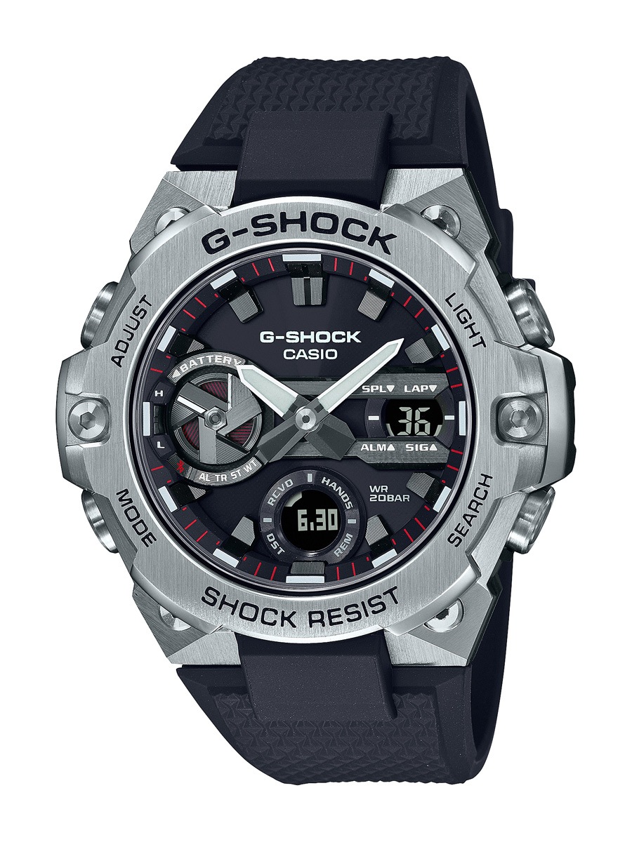 カシオ 【国内正規品】G-SHOCK（ジーショック）　G-STEEL ソーラー　メンズタイプ GST-B400-1AJF