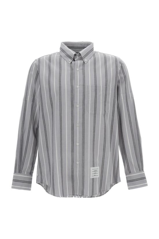 THOM BROWNE Men Shirts MWL437OF1157035 Grey