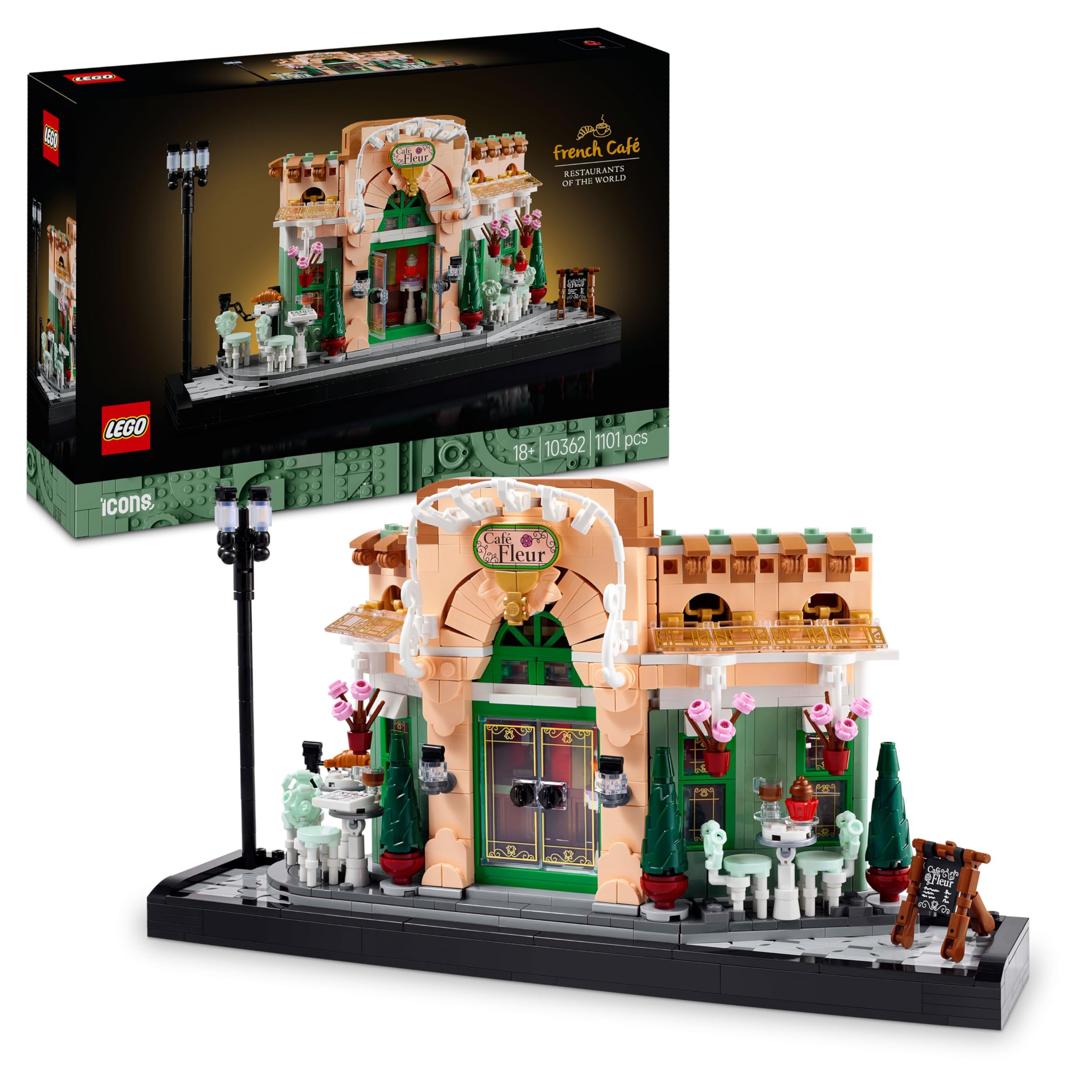 レゴ(LEGO) アイコン フレンチカフェ おもちゃ 玩具 誕生日 プレゼント ブロック 母の日 父の日 男性 女性 インテリア オシャレ 10362