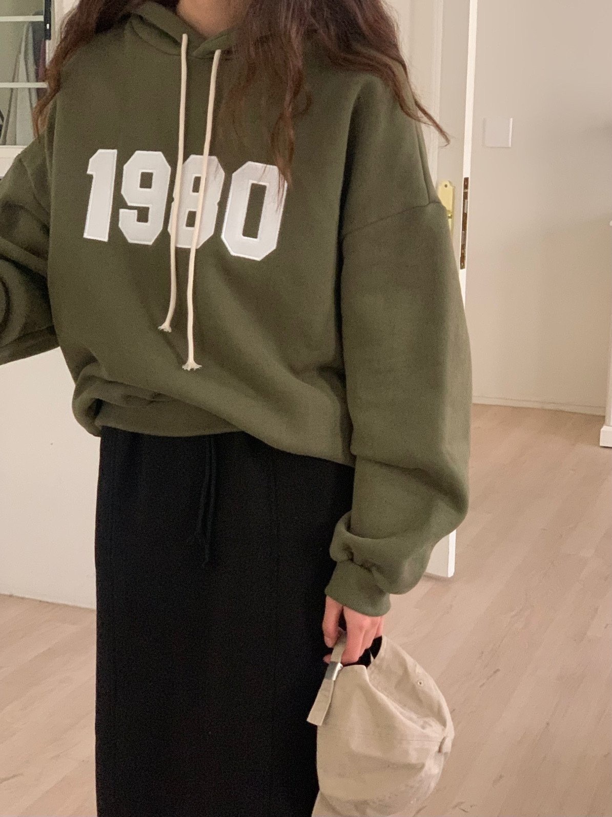 1980フード起毛マンツーマン