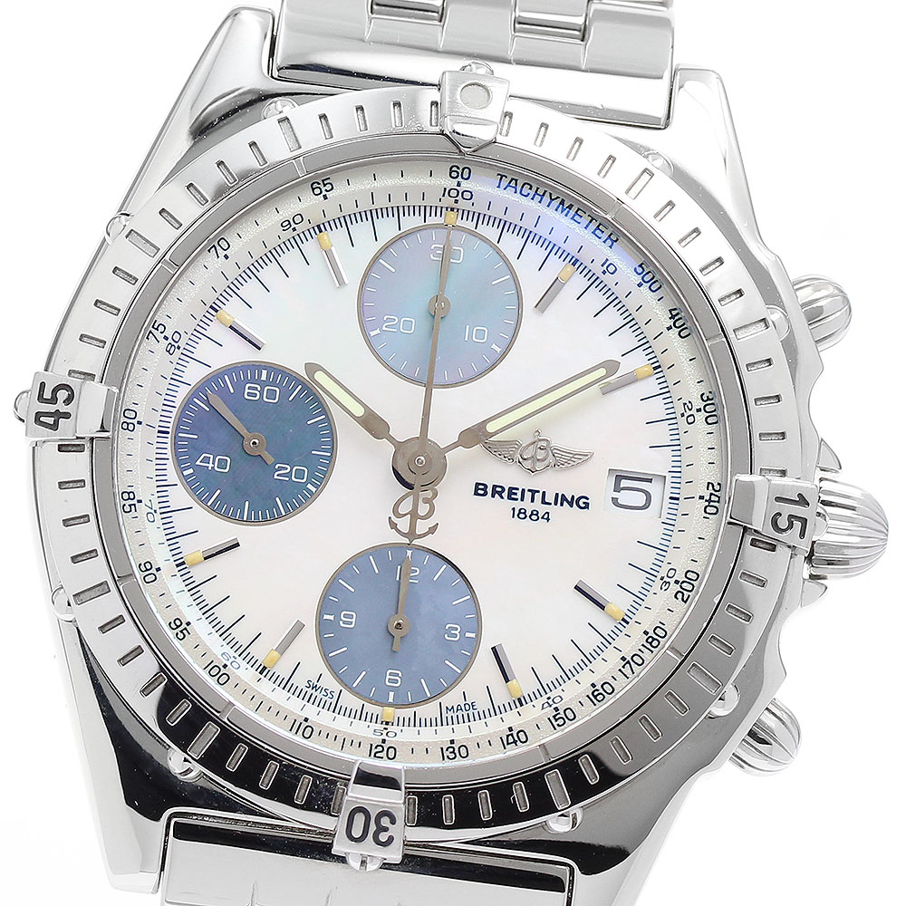 ブライトリング BREITLING A13050.1 クロノマット デイト クロノグラフ 自動巻き メンズ 良品 _896100【中古】 157,450円