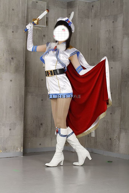 実物撮影！魔法美少女戦士フォンテーヌ編－セーラーフォンテーヌ コスプレ衣装 「靴＆ウィッグ 別売り」