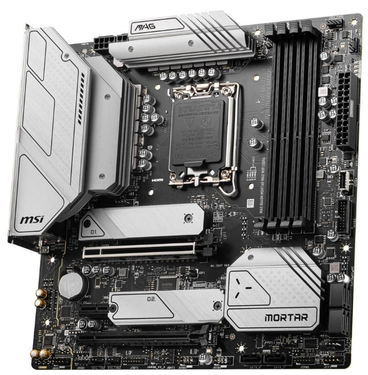 MSI MAG B660M MORTAR MAX WIFI DDR4 LGA 1700 Intel B660 Micro ATX Motherboard 28,875円