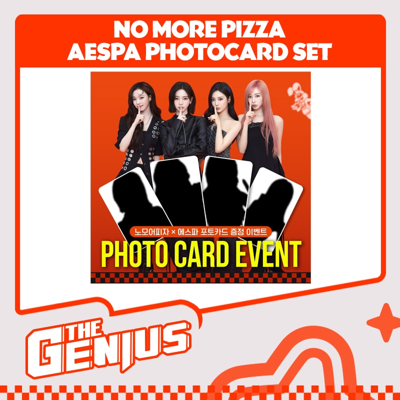aespa nomore pizza ピザコラボ 限定 トレカ ４枚セット Qoo10] SMエンターテインメント aespa no more pizza : KPOP