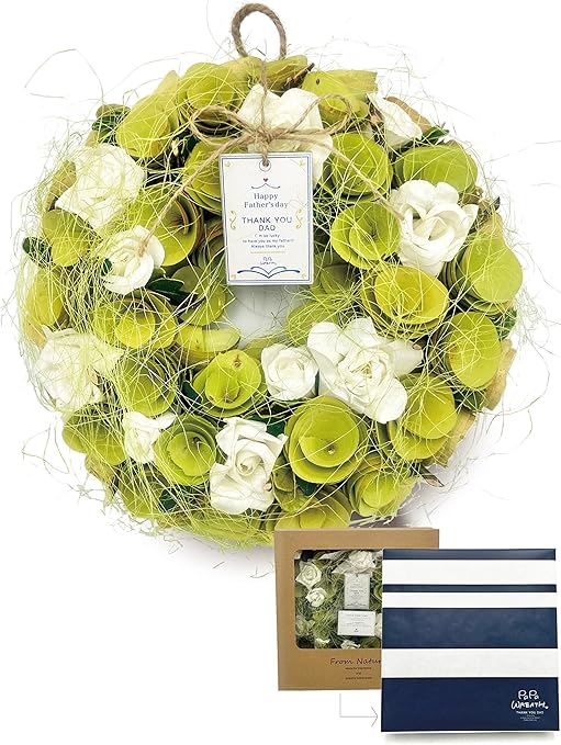 ［ 2025年 mamawreath 包装済 B ］父の日 花 フラワーリース 父の日ギフト プレ