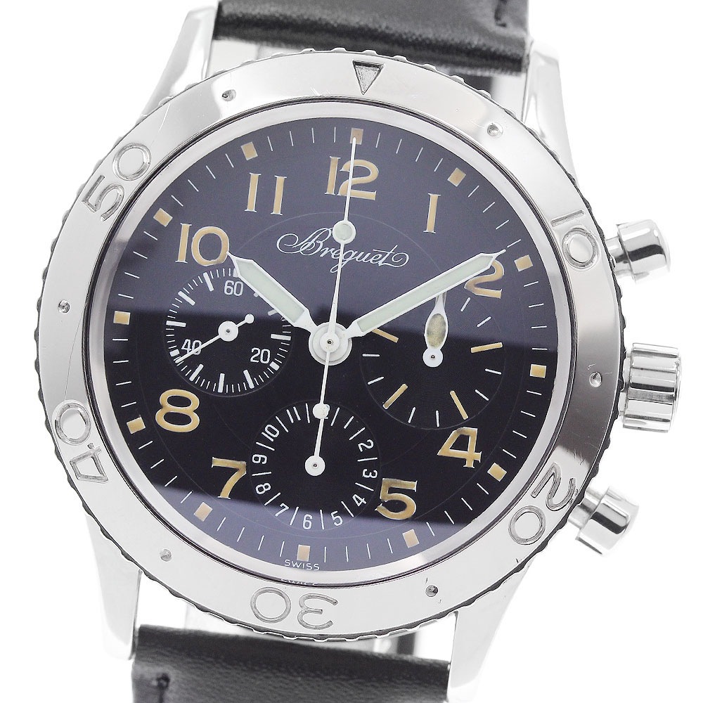 ブレゲ Breguet 3800 アエロナバル TYPEXX クロノグラフ 自動巻き メンズ _958630【中古】