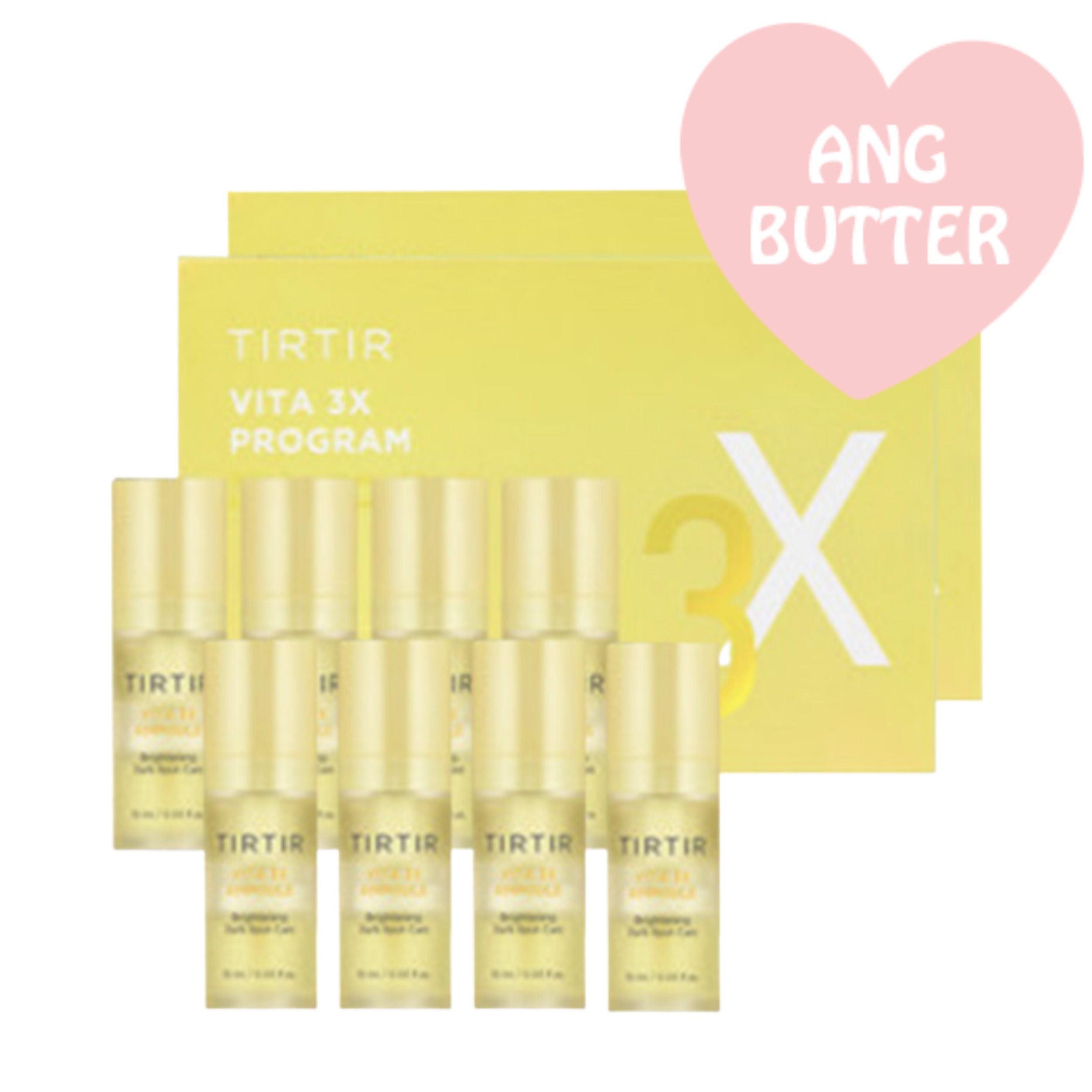 ビタ 3x 純粋 ビタミンアンプル 10ml 8本入り (4本 x 2箱) 美容液