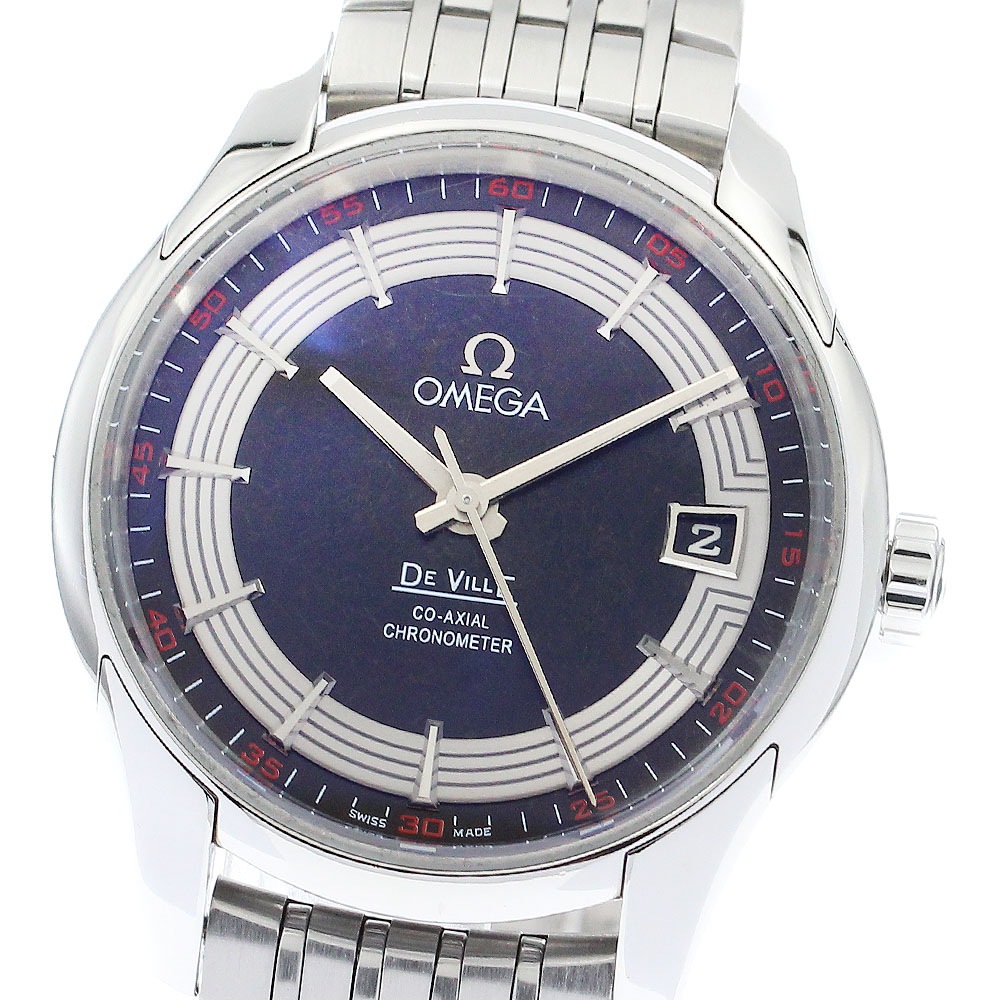 オメガ OMEGA 431.30.41.21.01.001 デビル アワービジョン デイト 自動巻き メンズ _879245【中古】