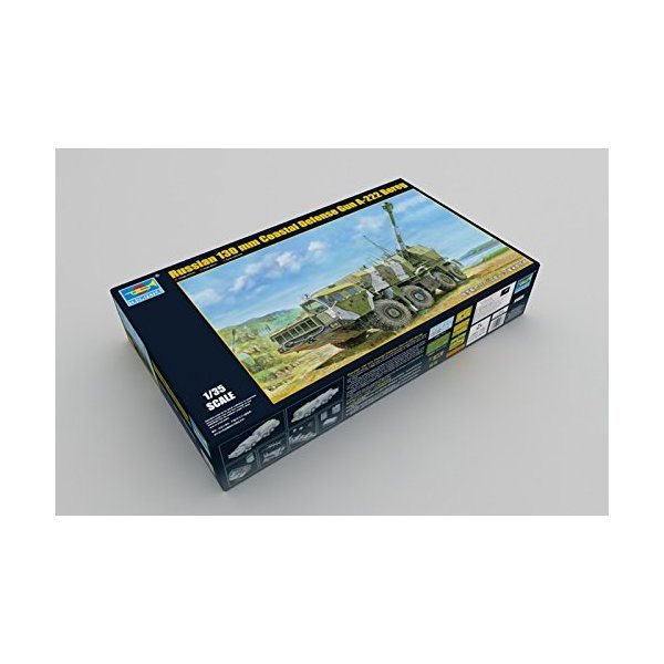 Trumpeter 01036Model Kit Russian A222Coastal Defense Gun Game 並行輸入品