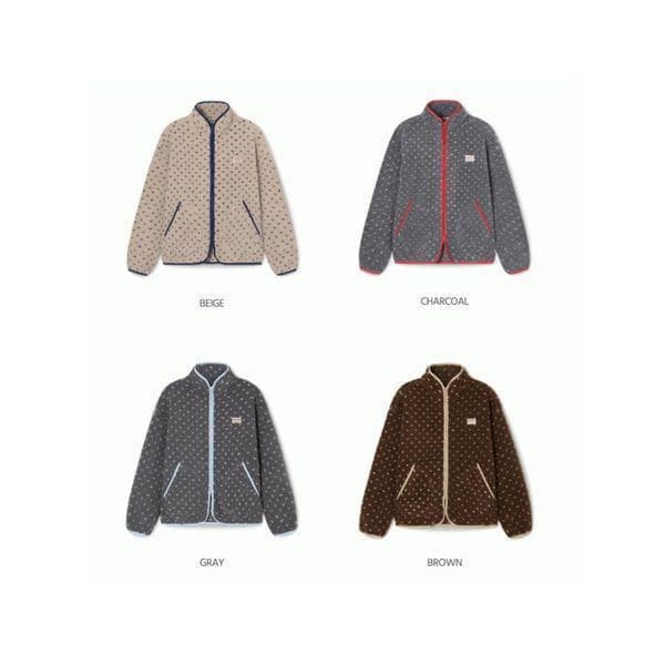ドット柄フリースジャンパー Dot Pattern Fleece Jacket WHMZF4V61F_P415136203
