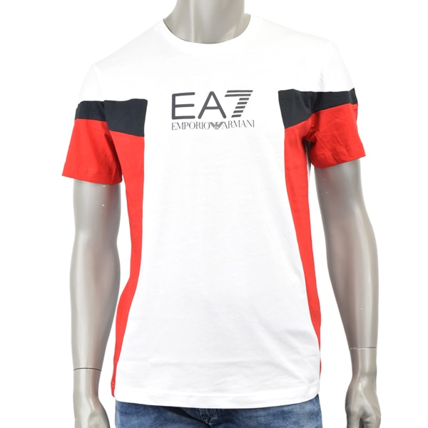 EA7 EMPORIO ARMANI イーエーセブン エンポリオアルマーニ Summer Block Logo Tシャツ/3DPT10 PJ02Z 1100