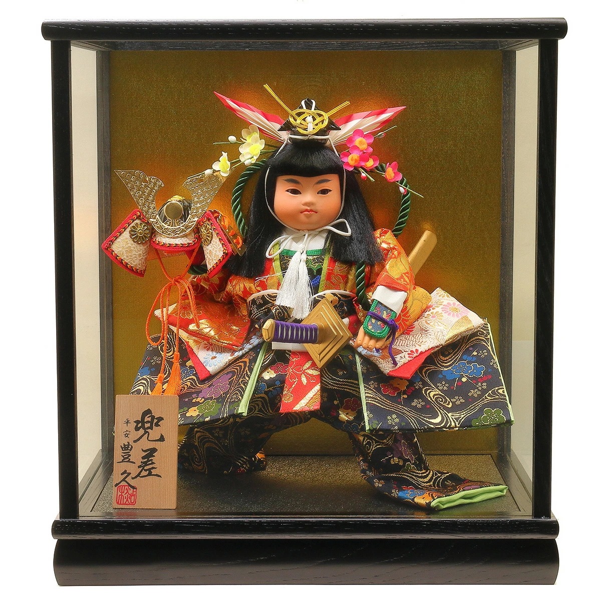 五月人形 5月人形 兜 2025年 手作り 初節句 送料無料コンパクト ミニ ケース 舞踊人形 新作 秀光 限定品 目玉商品 カッコイイ 買得 お得 人気 ランキング P95301