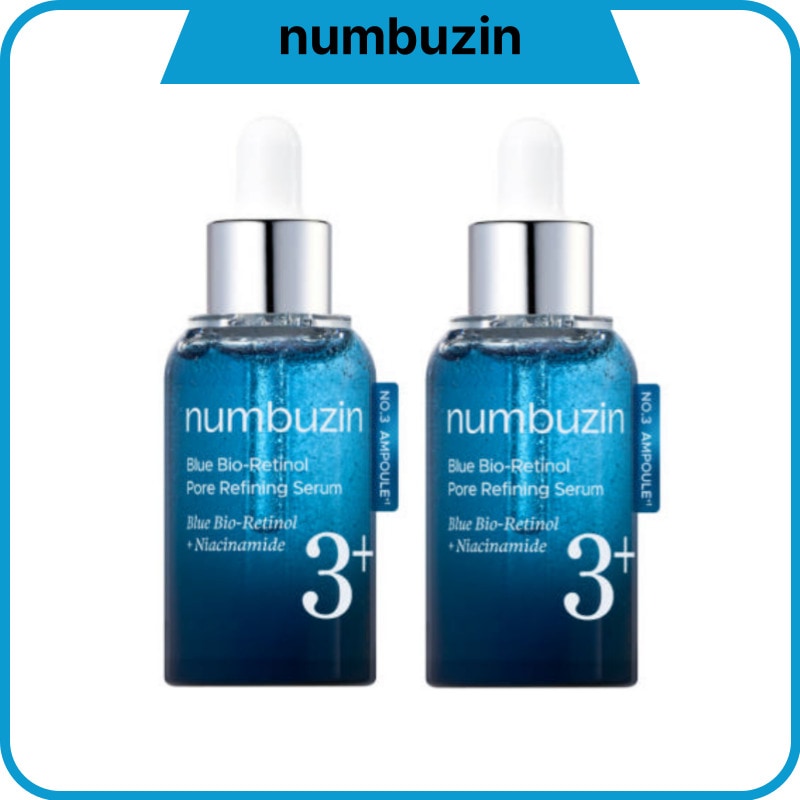 3番 ブルー バイオレチノール 毛穴リフォーム アンプル 30ml x 2