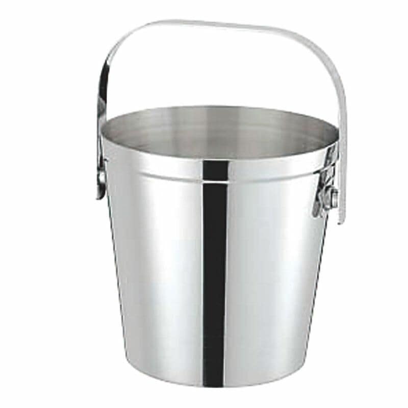 三宝産業 UK 18-8S型アイスペール 小 1.35L