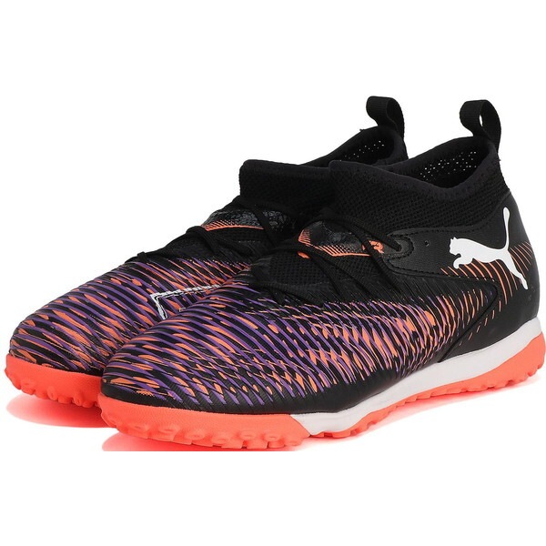 プーマ サッカートレーニングシューズ フューチャー 8 マッチ TT+MID JR ブラック 24.0cm 108386 01