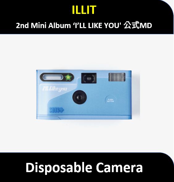 【ILLIT】 - (Disposable Camera) 2nd Mini Album ‘I’LL LIKE YOU 公式MD