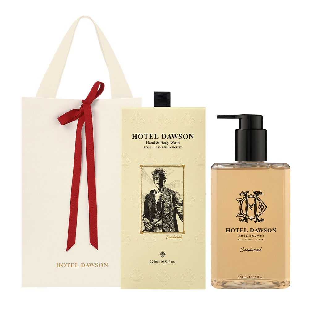 ホテルドーソンパルファムボディウォッシュ320mlフローラル/シトラスマスク/ウッディ香ギフト包装キット